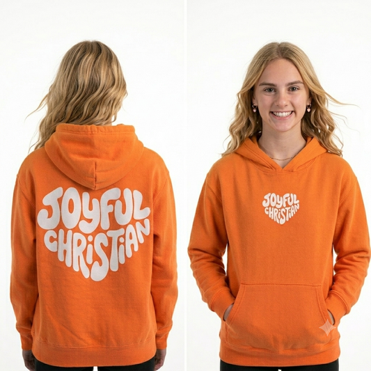 Joyful Christian Logo: Youth Hoodie