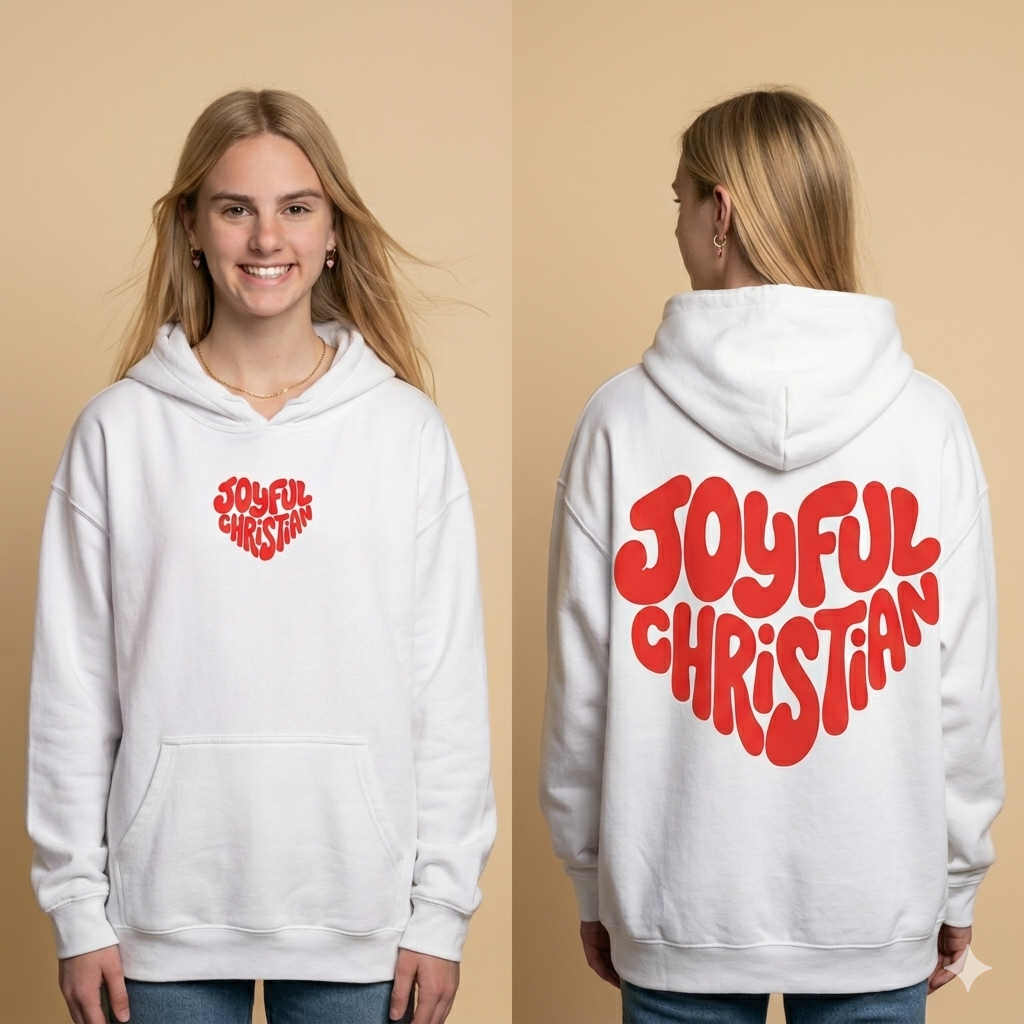 Joyful Christian Logo: ADULT Hoodie