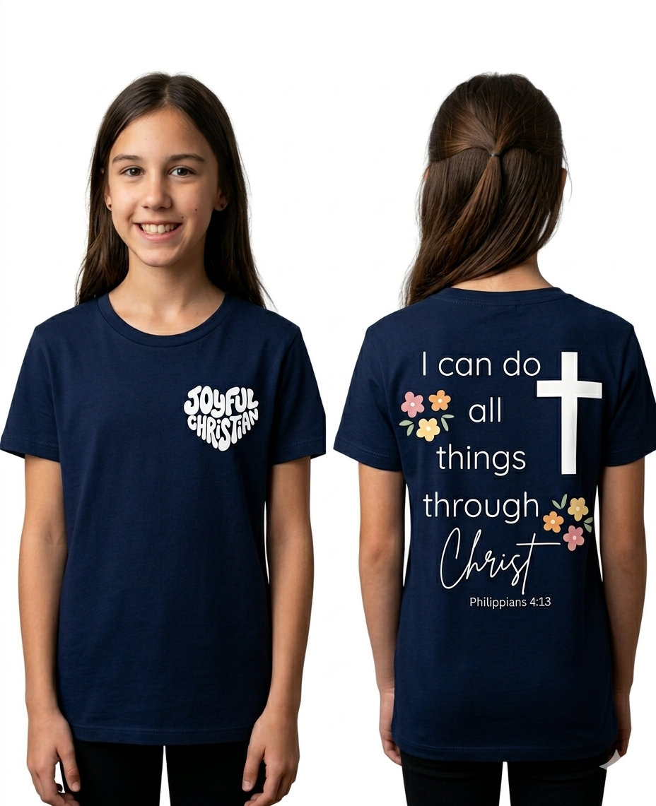 Through Christ: Youth T‑Shirt