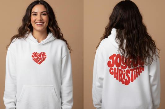 Joyful Christian Logo: ADULT Hoodie