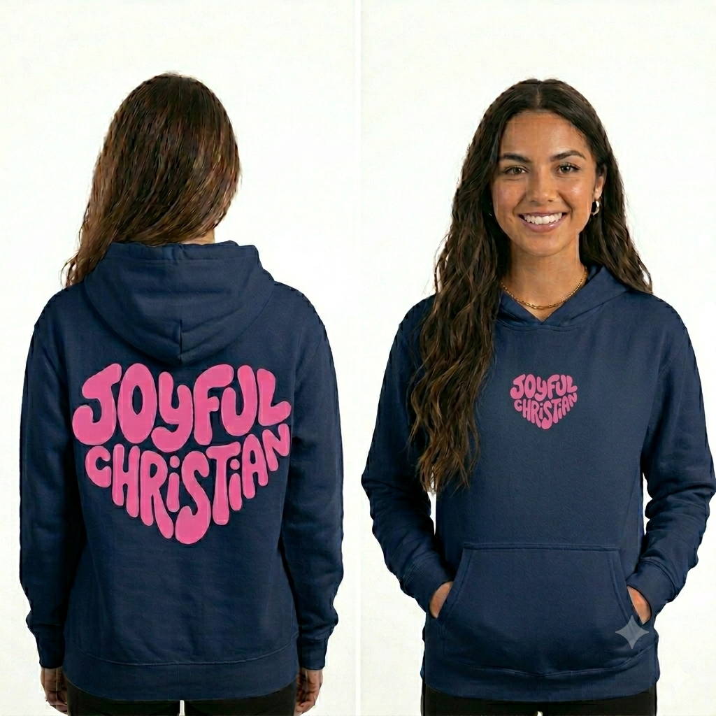 Joyful Christian Logo: ADULT Hoodie