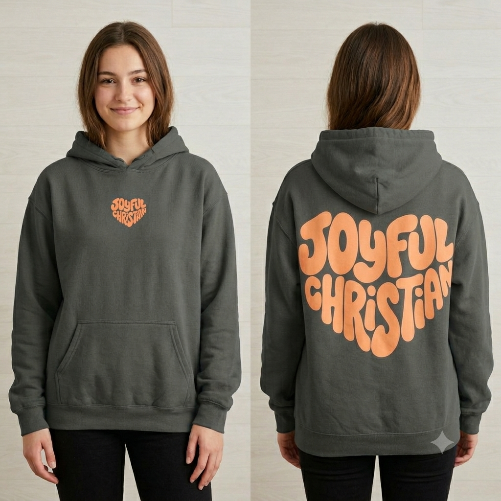 Joyful Christian Logo: ADULT Hoodie